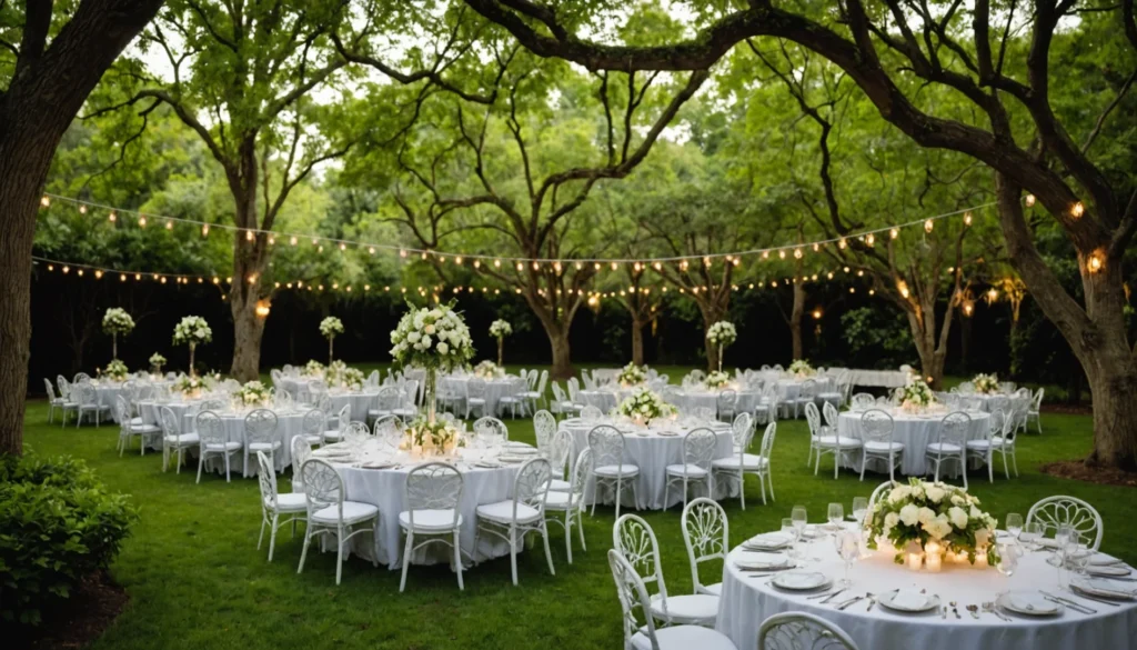 disposition table mariage pour 100 personnes