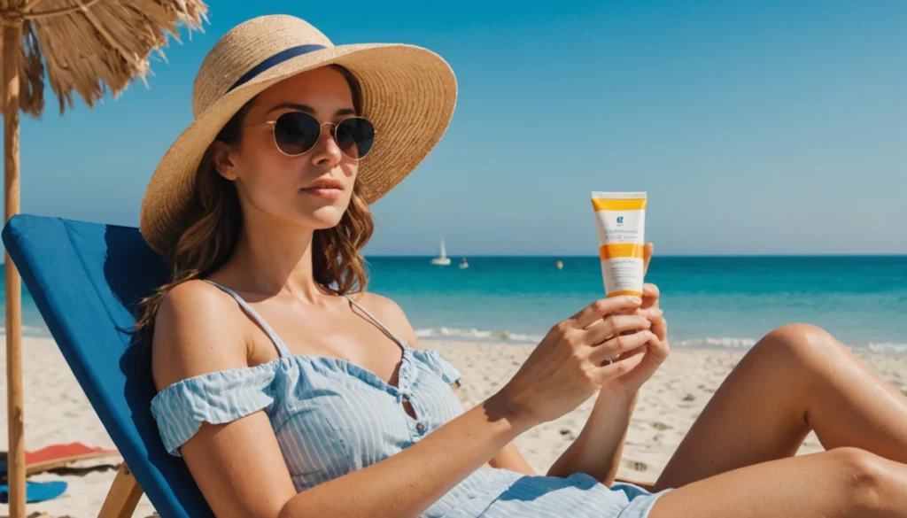 bronzage peau blanche